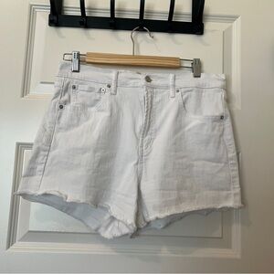 Jessica Simpson Bright White Jean Shorts